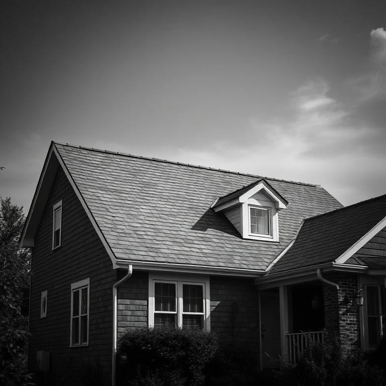 Architectural shingle roof replacement on a hillside home near Sewickley Heights, PA